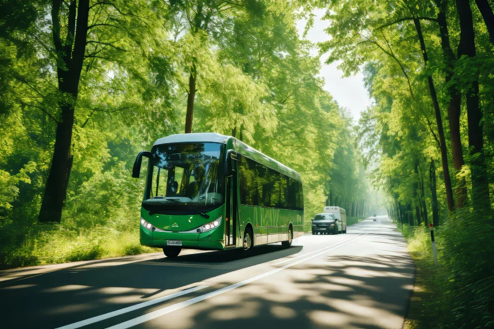 Pullman in viaggio per il servizio Coro Viaggio